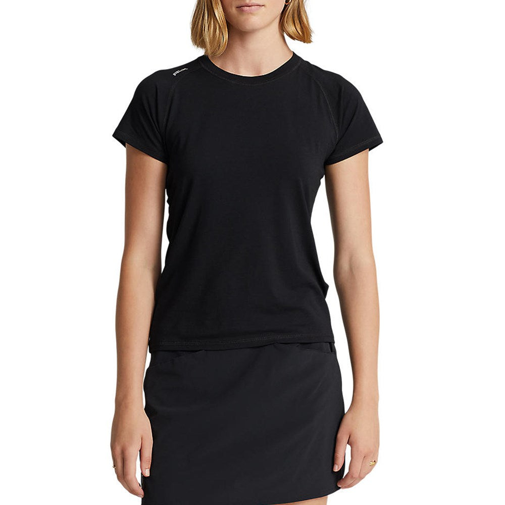 RLX Ralph Lauren Women's Stretch Crew Tee - Polo Black