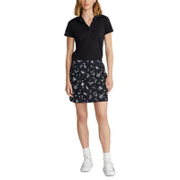 RLX Ralph Lauren Women's Printed Aim Skort 17" - Black Racquet