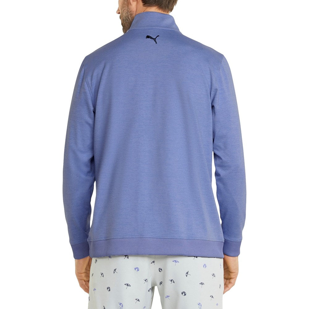 Puma AP CLOUDSPUN Castle Golf Quarter-Zip - Lavender Pop Heather