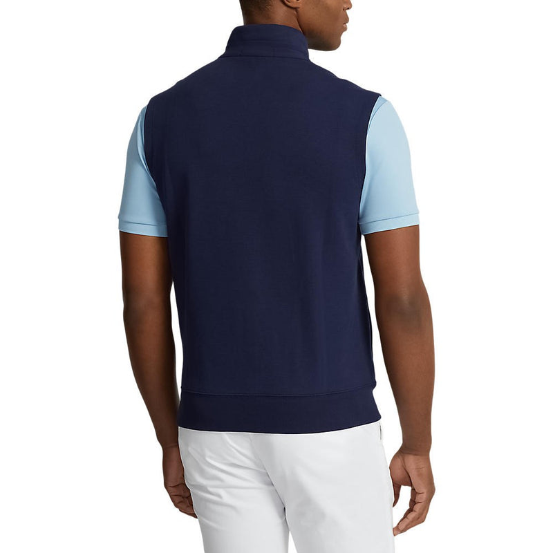 RLX Ralph Lauren Lux Perf Jersey 1/4 Zip Golf Vest - French Navy