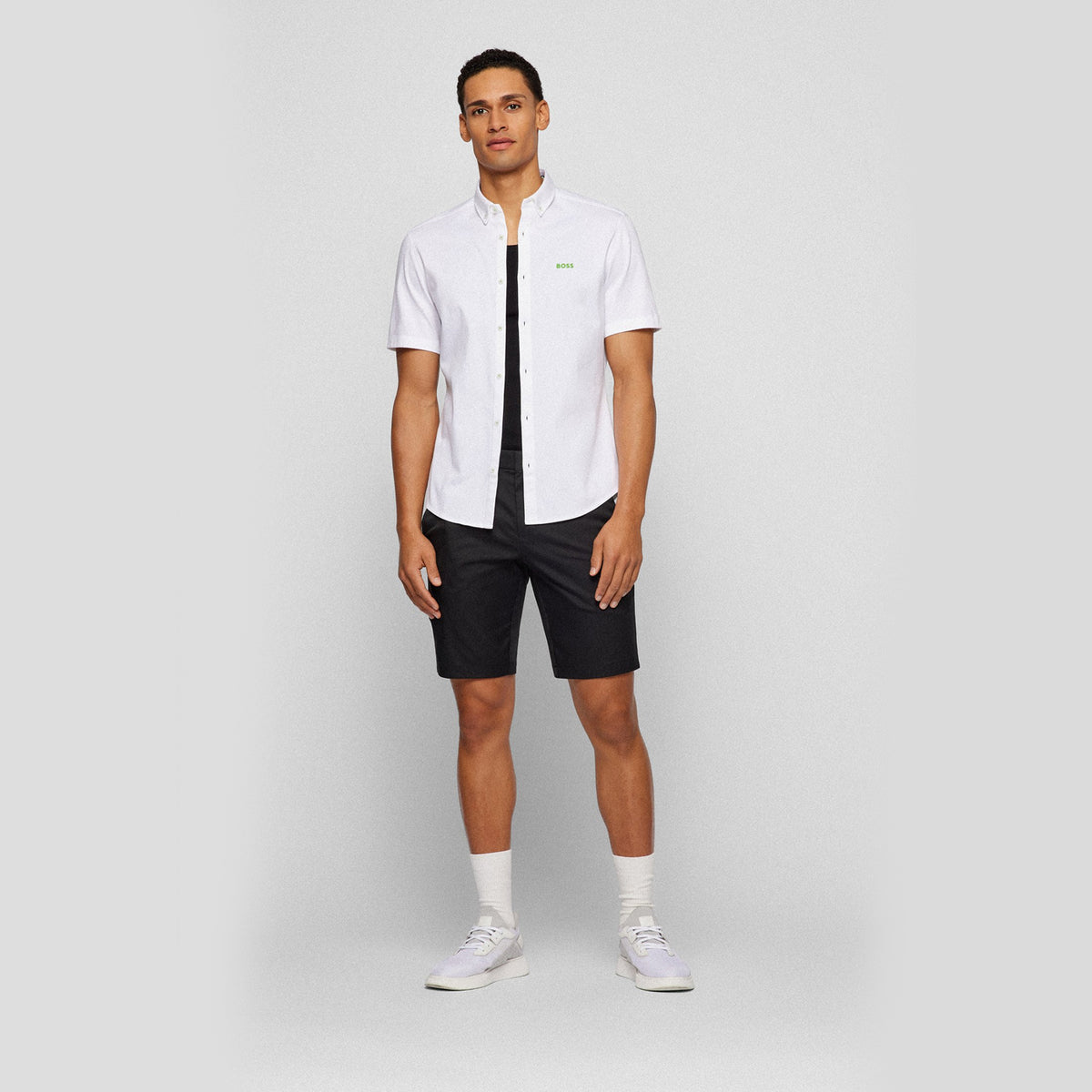 BOSS Litt Golf Shorts - Black