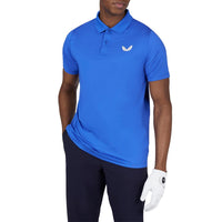 Castore Breathable Golf Polo Shirt - Royal Blue