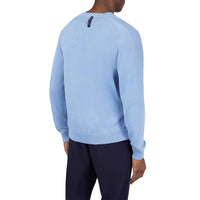 Castore Knitted Golf Crew Neck - Sky