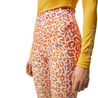 J.Lindeberg Women's Zena Print Tights - Leo Reflect Sunset