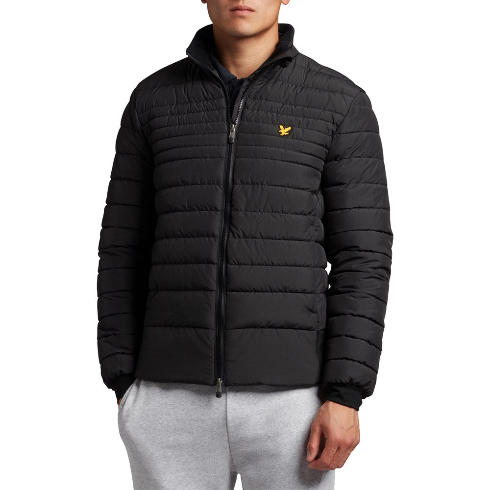 Lyle & Scott Back Stretch Quilted Jacket - Jet Black