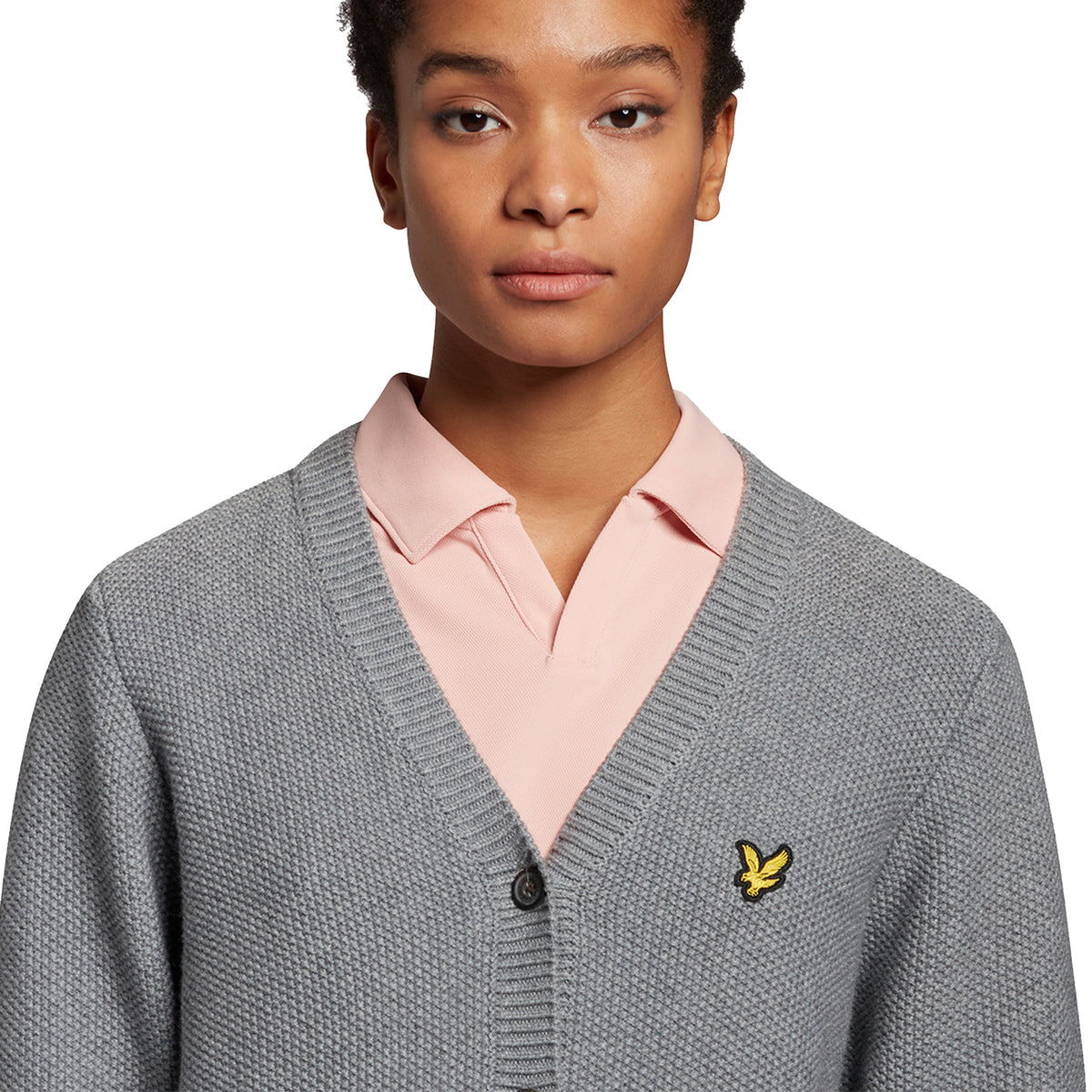 Lyle & Scott Women's Grace Cardigan - Mid Grey Marl