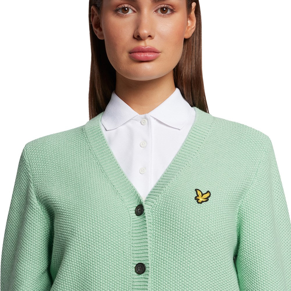 Lyle & Scott Women's Grace Cardigan - Pale Teal