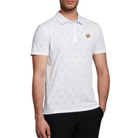 Lyle & Scott Jacquard Polo Shirt - White