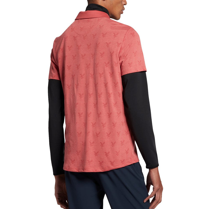 Lyle & Scott Jacquard Polo Shirt - Shrimp Marl