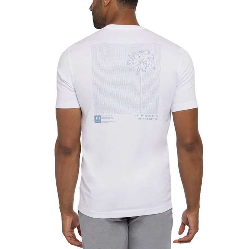 Travis Mathew Befriend The Bouncer Golf Shirt - White