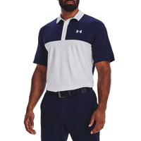 Under Armour Performance 3.0 Colourblock Polo - White/Navy