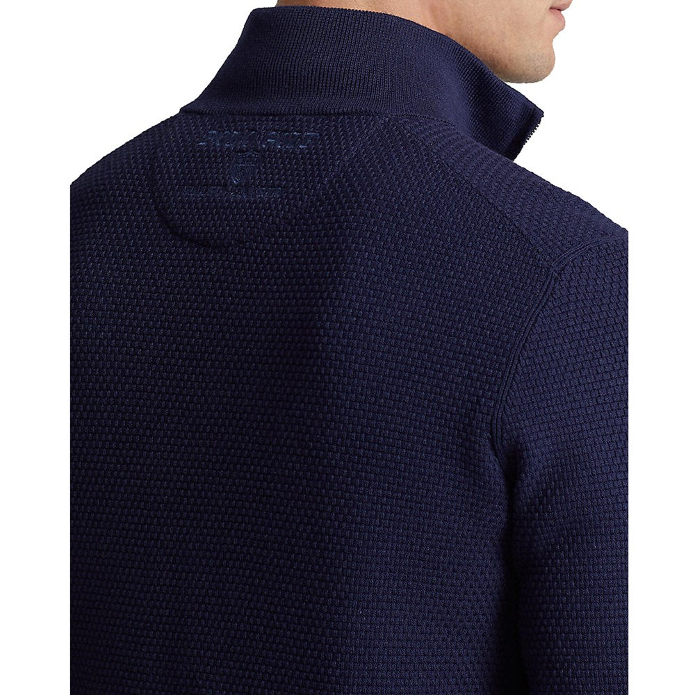 Polo Golf Ralph Lauren Half Zip Cotton Coolmax Pullover - French Navy