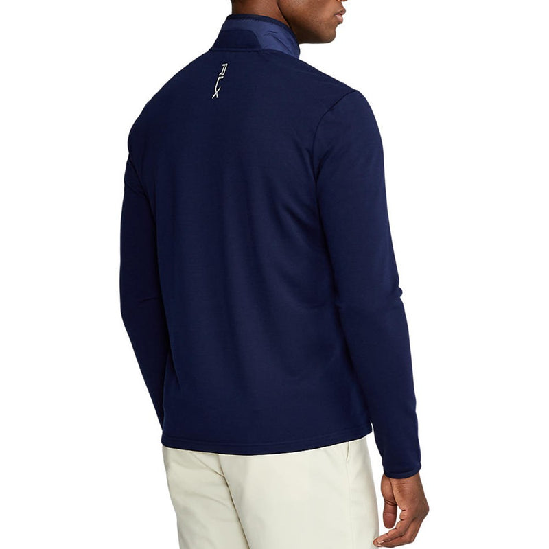 RLX Ralph Lauren Cool Wool Full Zip Jacket - French Navy