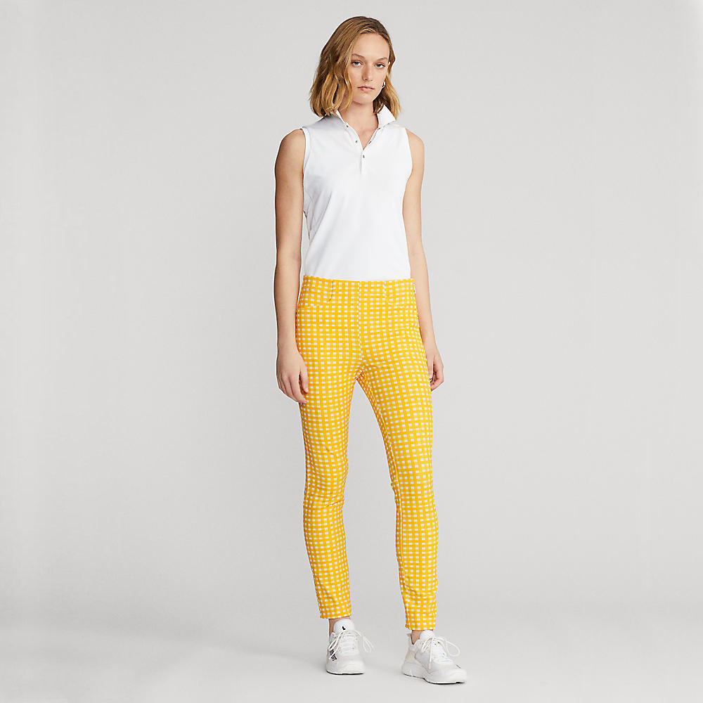 RLX Ralph Lauren Women's Printed Eagle Pants - Yellow Fin Gingham