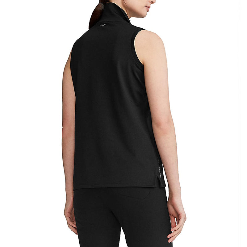 RLX Ralph Lauren Women's Tour Performance Sleeveless Golf Shirt - Polo Black